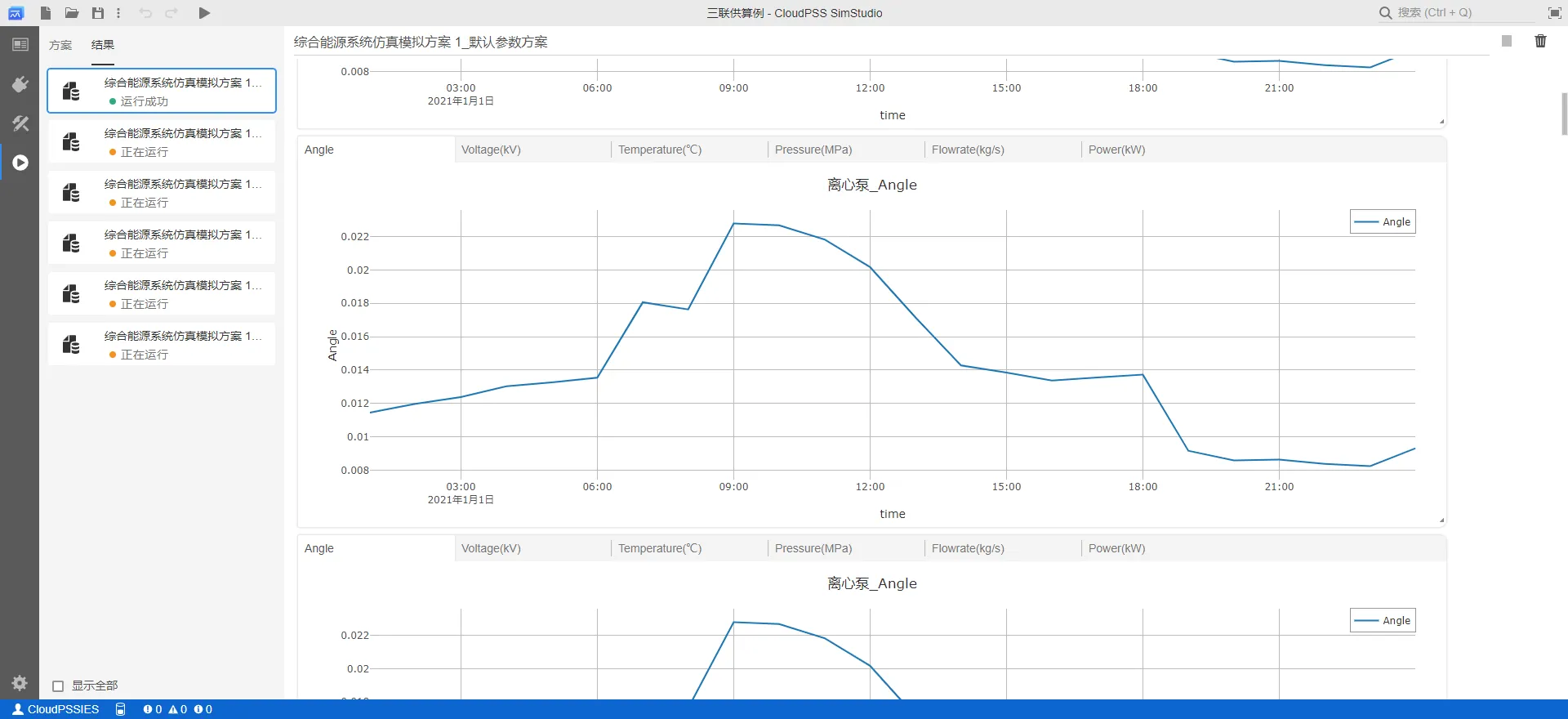 综合能源仿真计算结果1