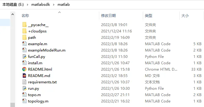 解压 Matlab-SDK 