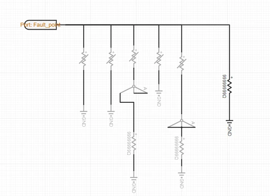 短路故障模块原理图