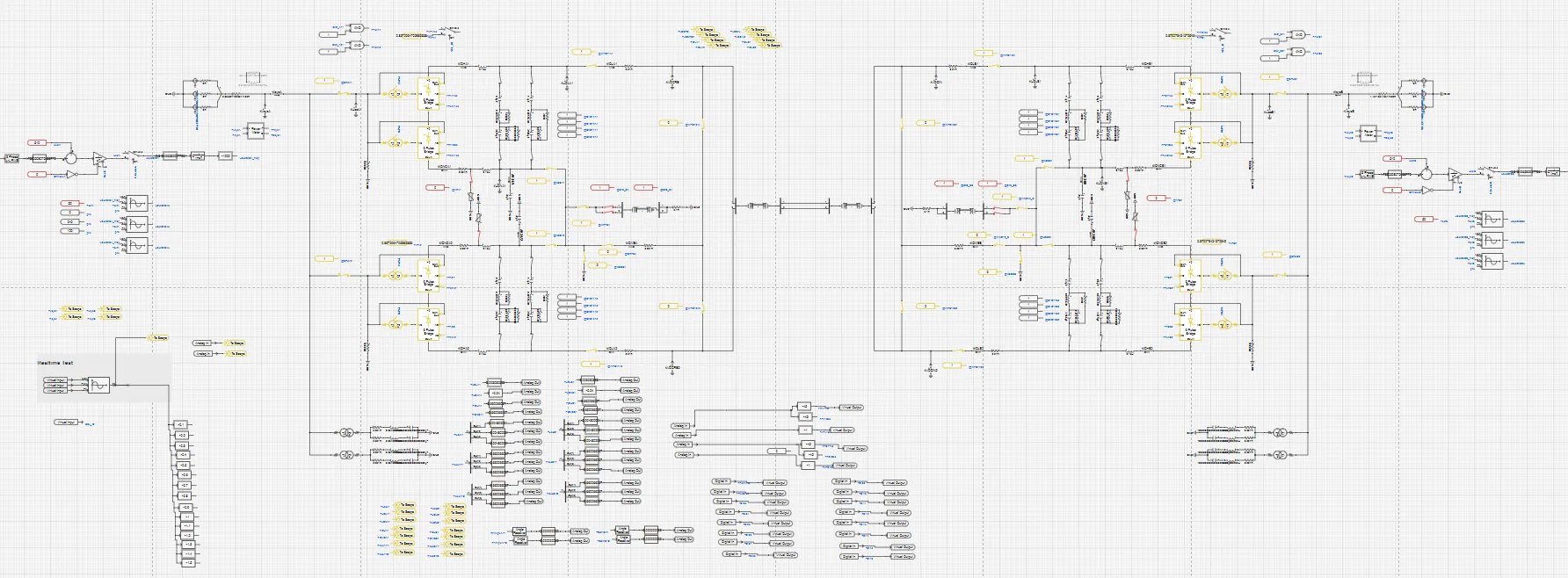 直流系统电气拓扑模型 直流系统电气拓扑模型