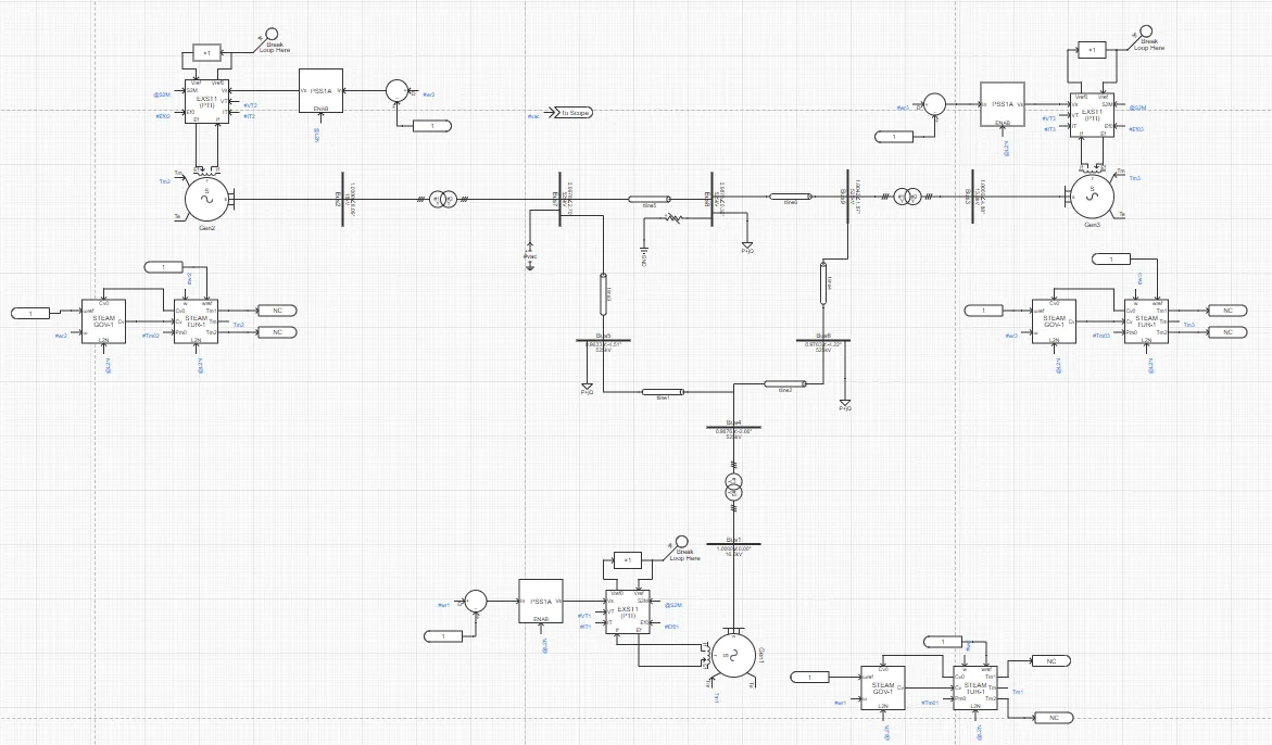 WSCC 三机九节点仿真图 WSCC 三机九节点仿真图
